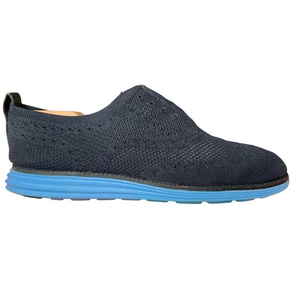 Cole Haan Grand.os Zerogrand Blue Fabric Wingtip Oxford Men 9.5 M Casual Comfort main image 10